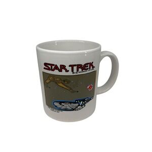 Vintage 1986 Star Trek‎ Movie Scene Ceramic Coffee Mug Paramount Pictures